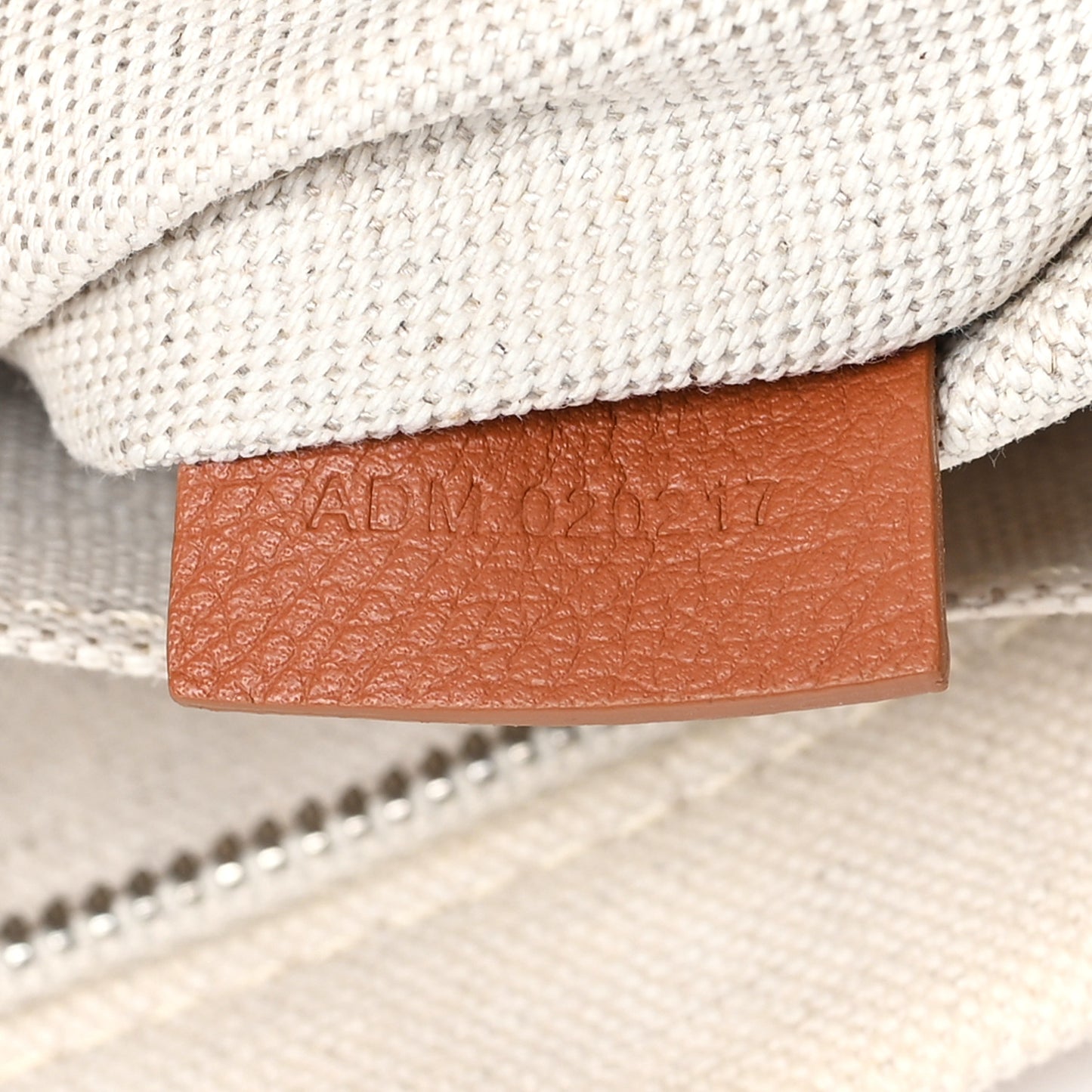 Canvas Necessaire Organizer Pouch Off White