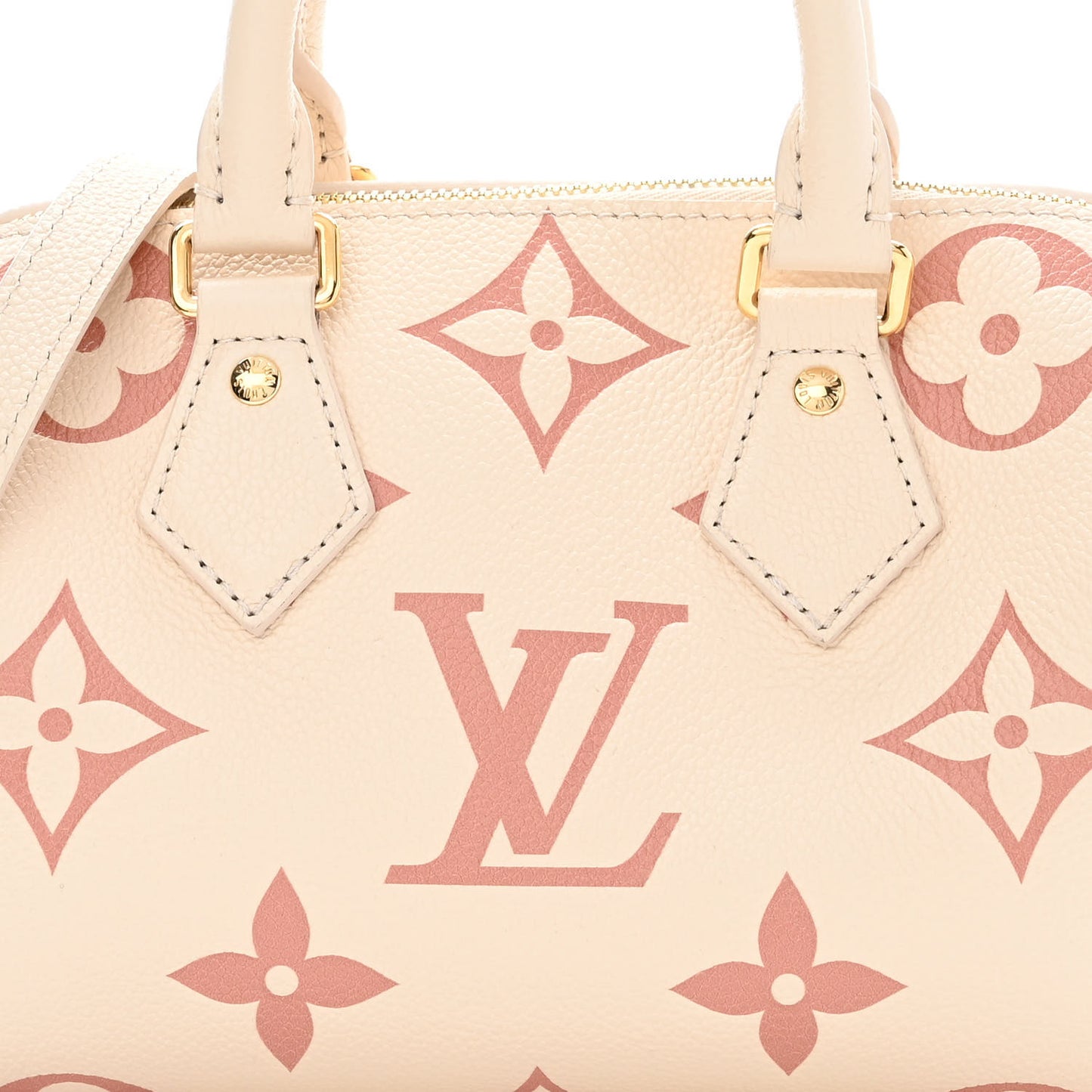 Empreinte Monogram Giant Speedy Bandouliere 20 Creme Rose Trianon