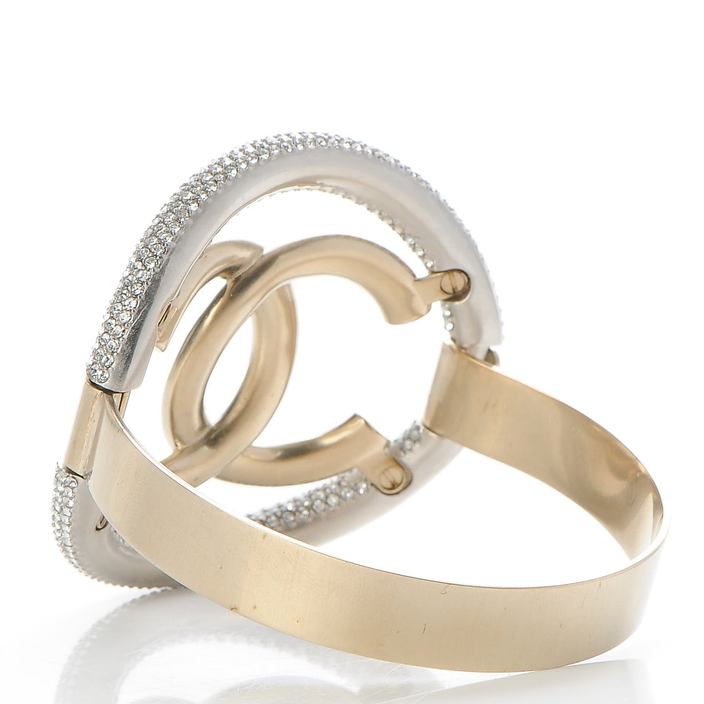 Crystal CC Cuff Gold