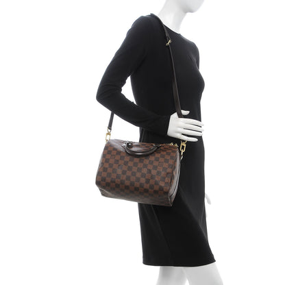 Louis Vuitton Damier Ebene Speedy Bandouliere 25 2 of 9