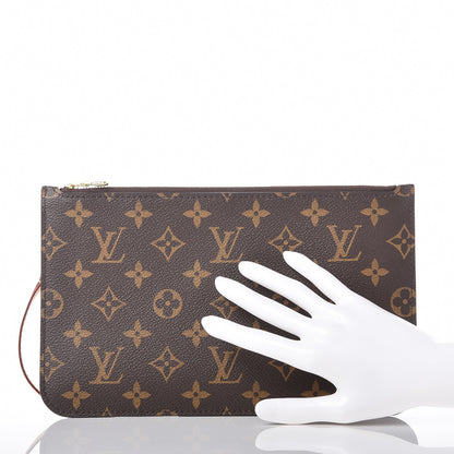 Louis Vuitton Monogram Neverfull MM GM Pochette 2 of 8