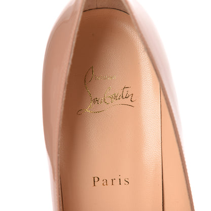 Christian Louboutin Patent Decollete 554 100 Pumps 42 Nude 8 of 9