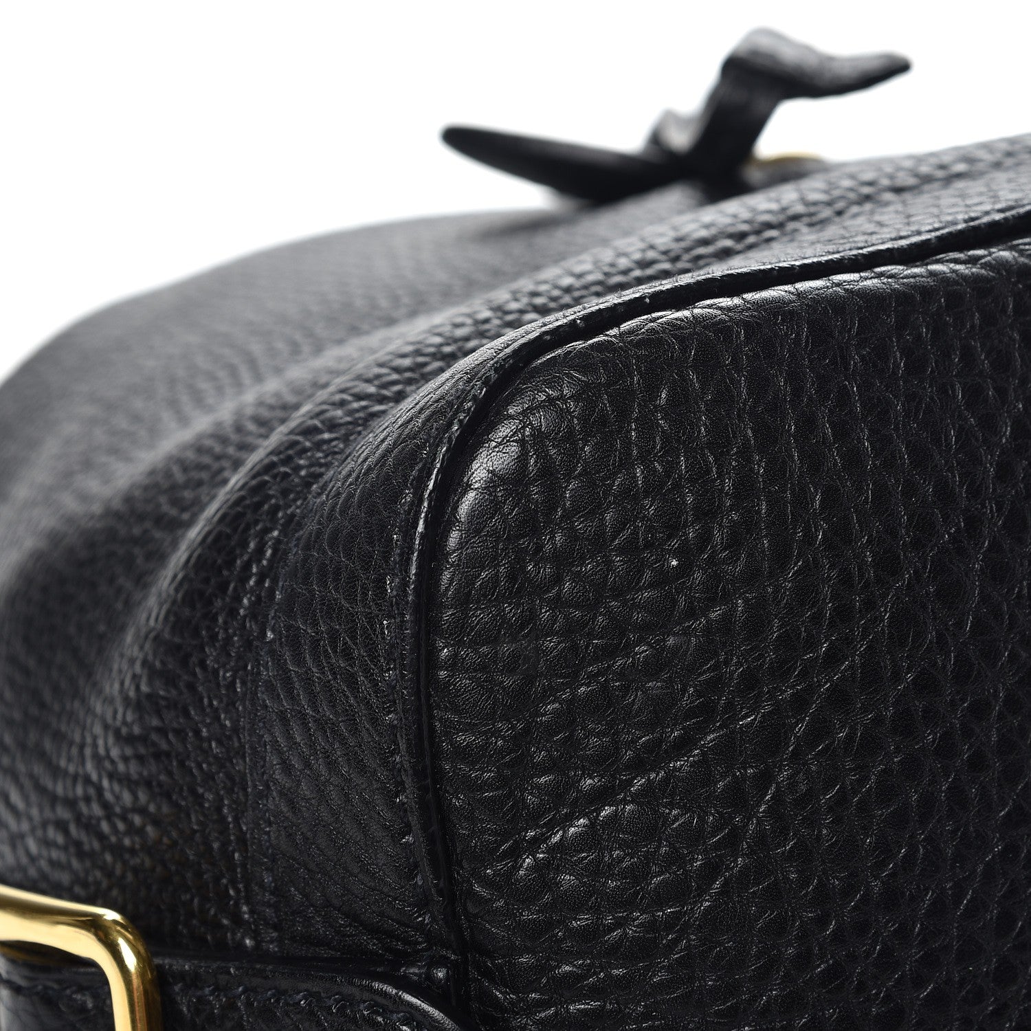Prada Vitello Daino Drawstring Bucket Nero Black 8 of 10