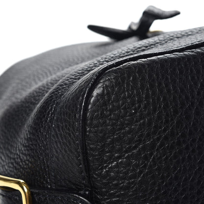Prada Vitello Daino Drawstring Bucket Nero Black 8 of 10