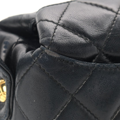 Chanel Lambskin Quilted Flap Shoulder Bag Black 14 of 16