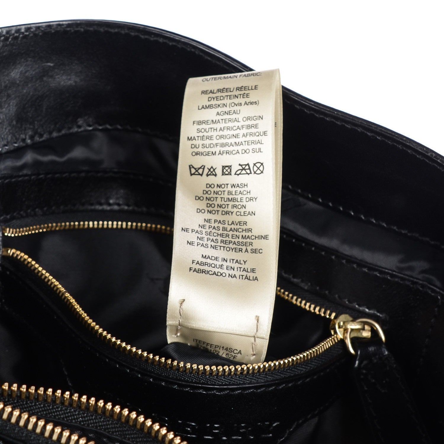 Burberry Soft Lambskin Bridle Calfskin Medium Gosford Hobo Black 12 of 12