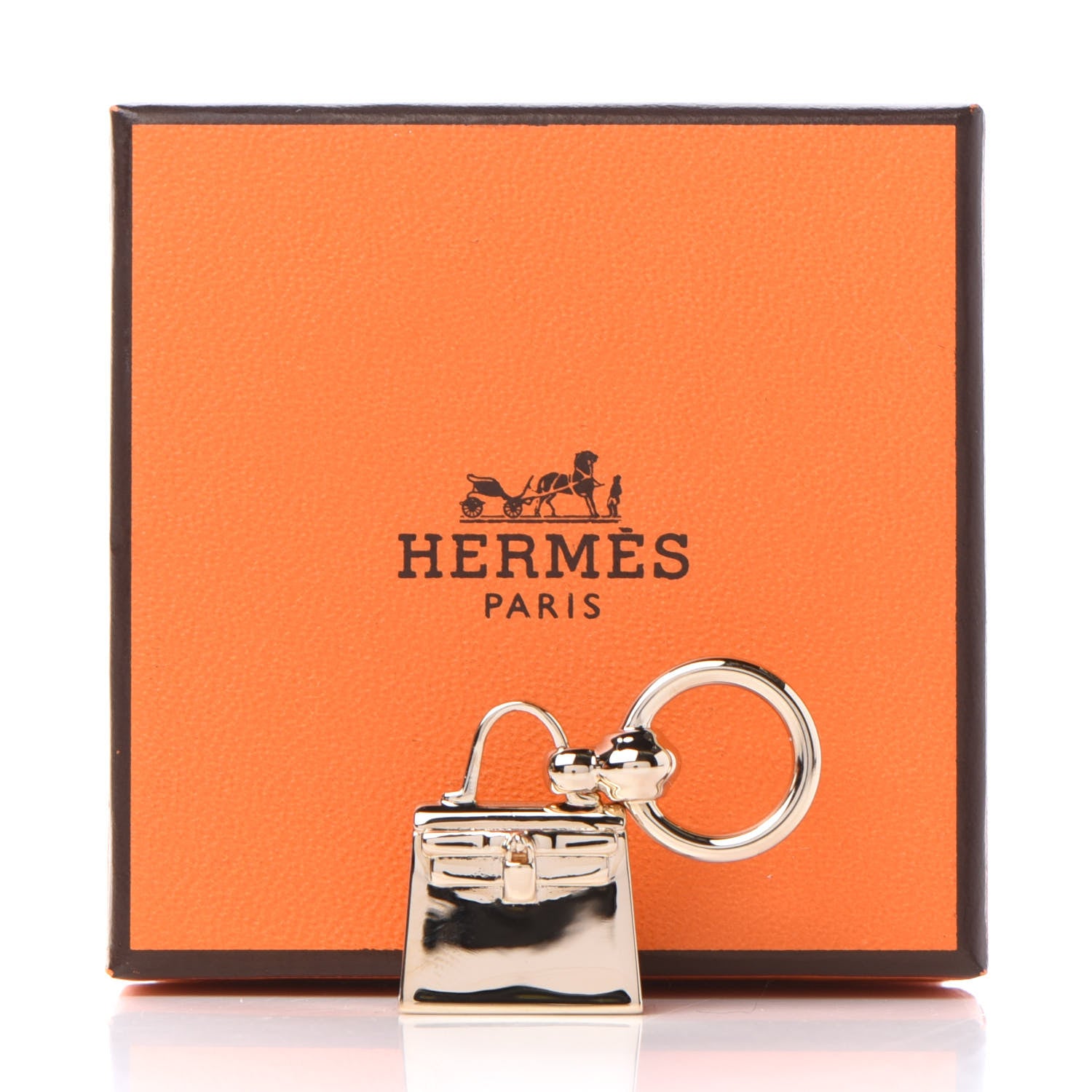 Hermes Permabrass Mini Kelly Twilly Ring 4 of 4