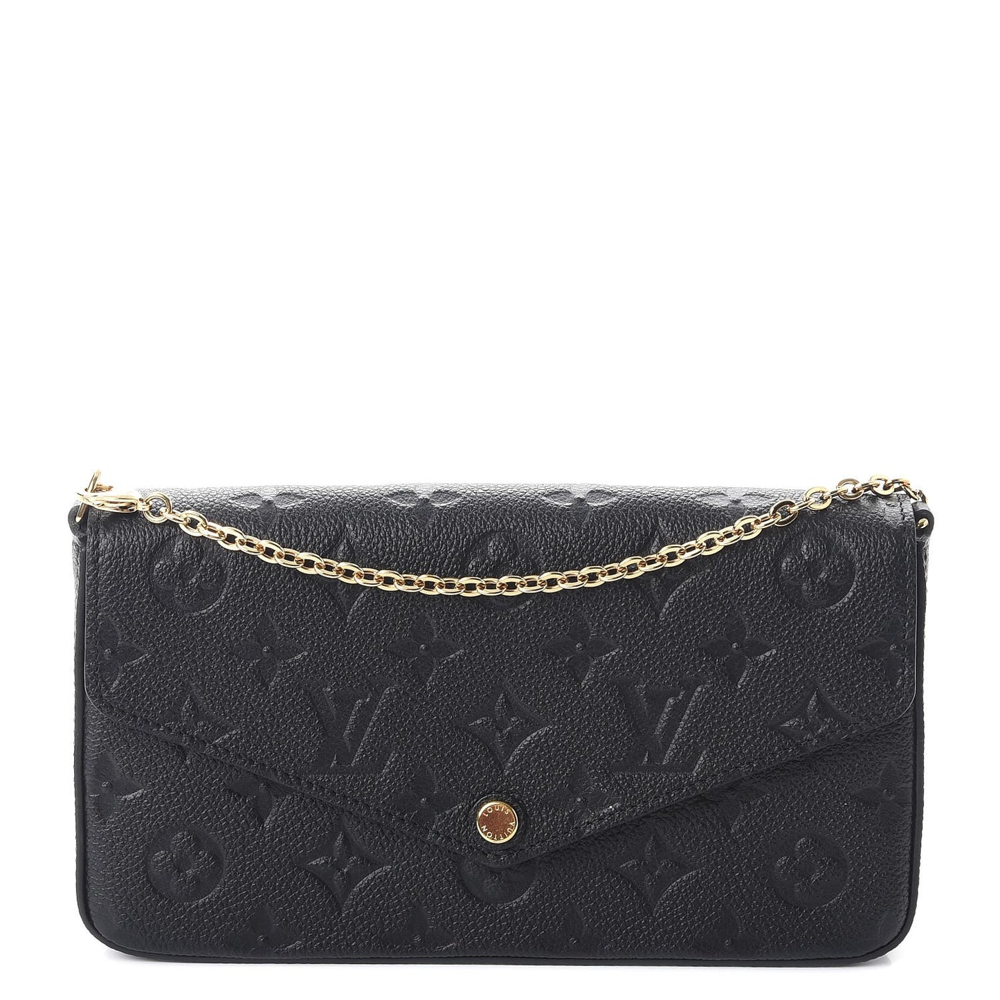 Empreinte Pochette Felicie Chain Wallet Black