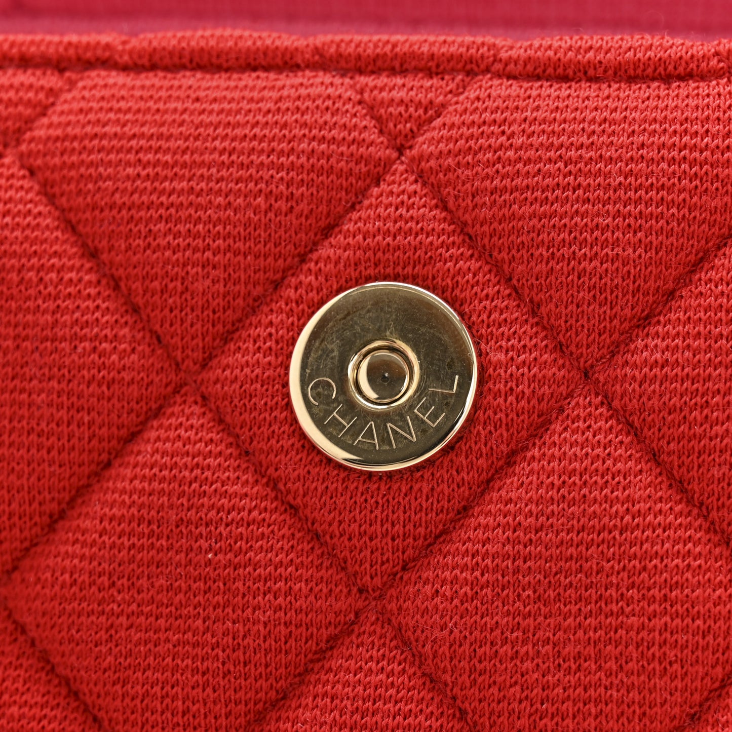 Jersey Quilted Micro Mini Flap Red