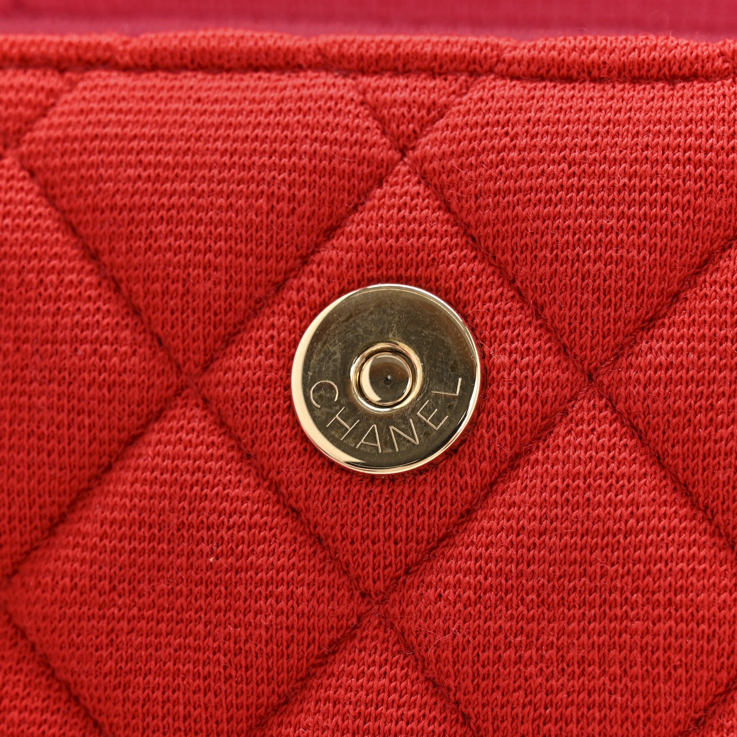 Chanel Jersey Quilted Micro Mini Flap Red 11 of 11