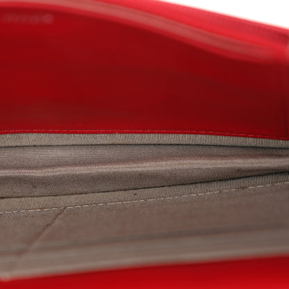 Chanel Caviar Sevruga Wallet on Chain WOC Red 11 of 12