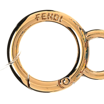 Fendi X SARAH COLEMAN Vitello Liberty Ceylon Micro FF Fish Eye Embossed Nano Baguette Charm Multicolor Cyber Blue 7 of 12