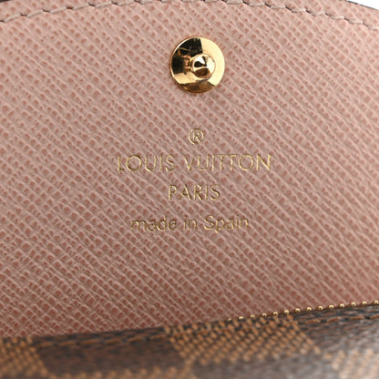 Louis Vuitton Damier Ebene Rosalie Coin Purse Rose Ballerine 6 of 8