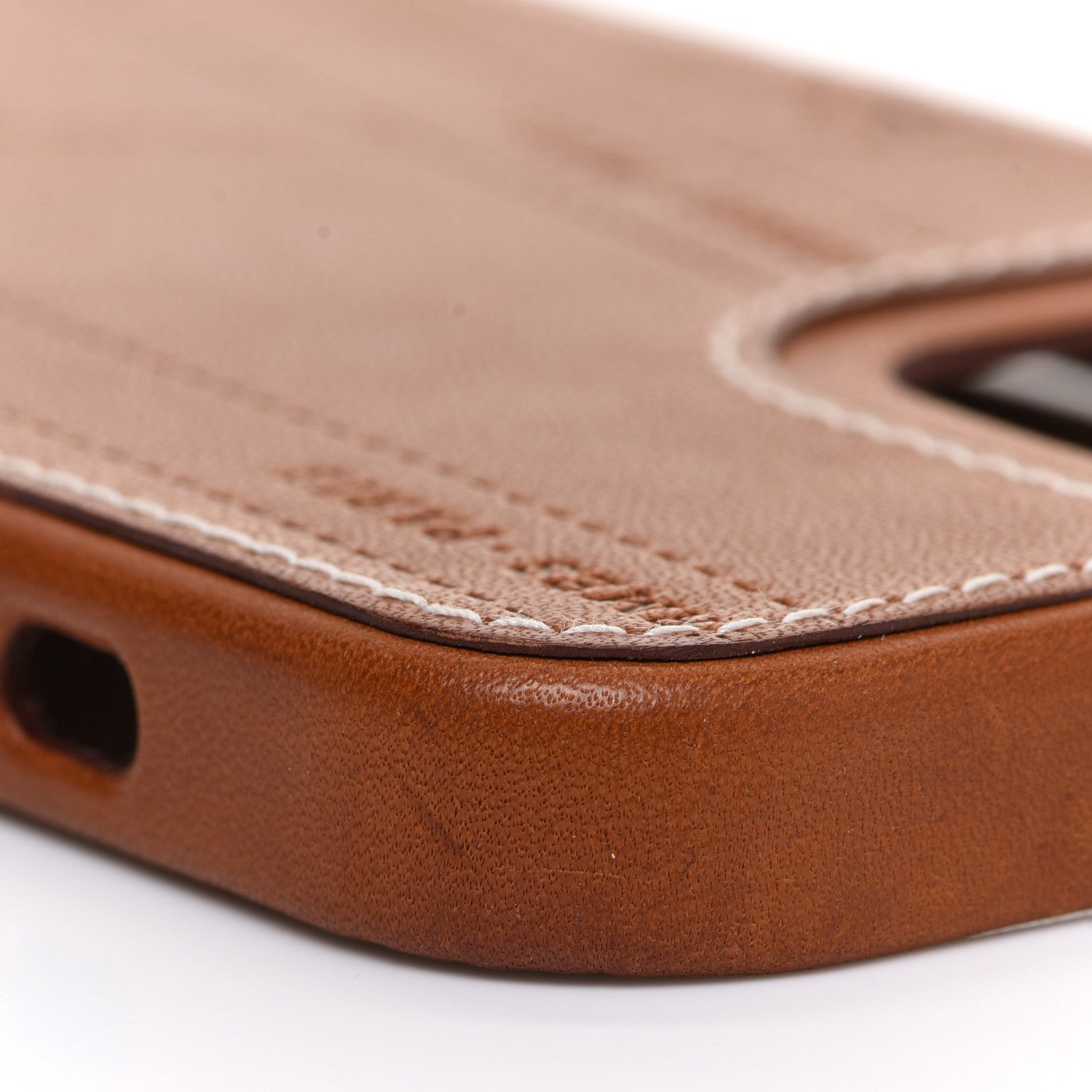 Hermes Barenia Bolduc iPhone 12/12 Pro Case Fauve 9 of 11