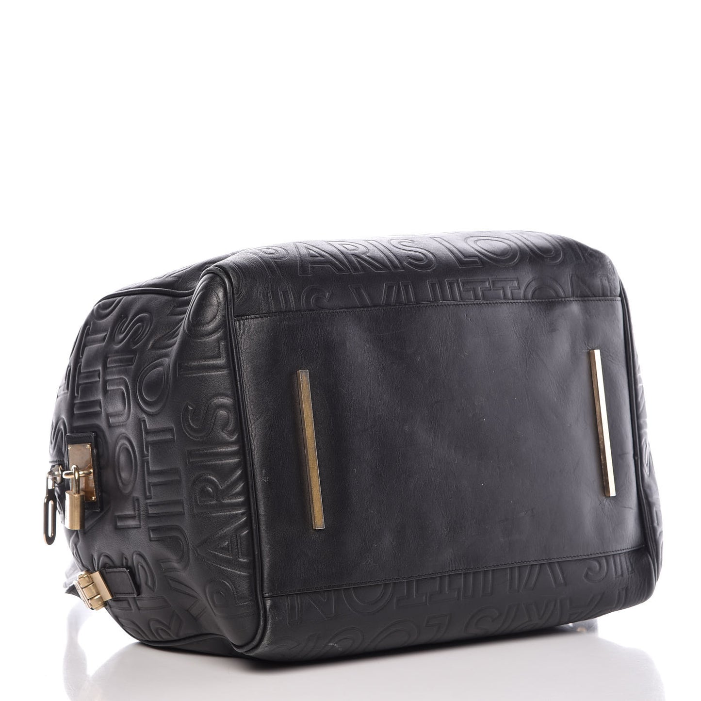 Calfskin Embossed Speedy Cube 30 Black