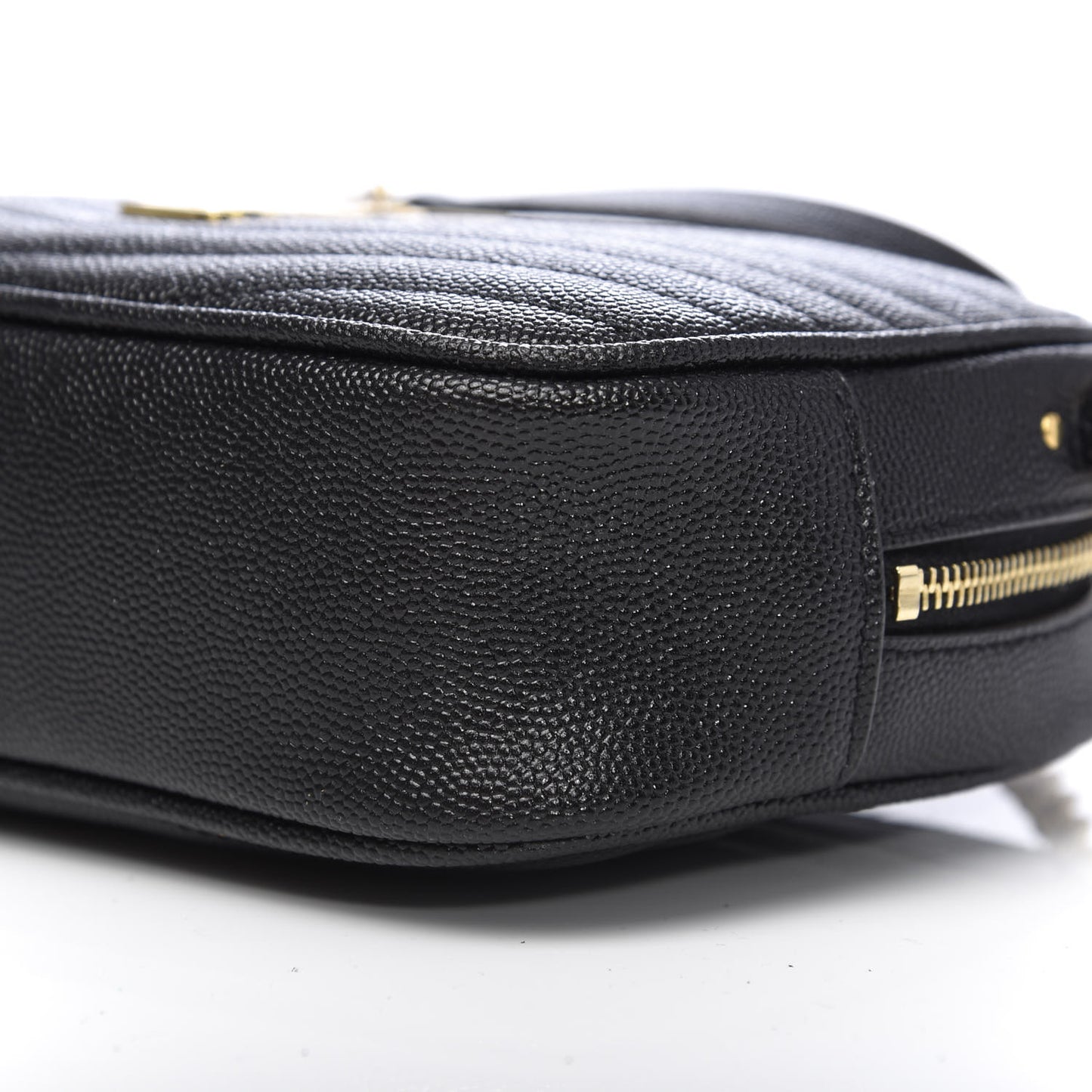 Grain De Poudre Matelasse Monogram Mini Lou Camera Bag Black