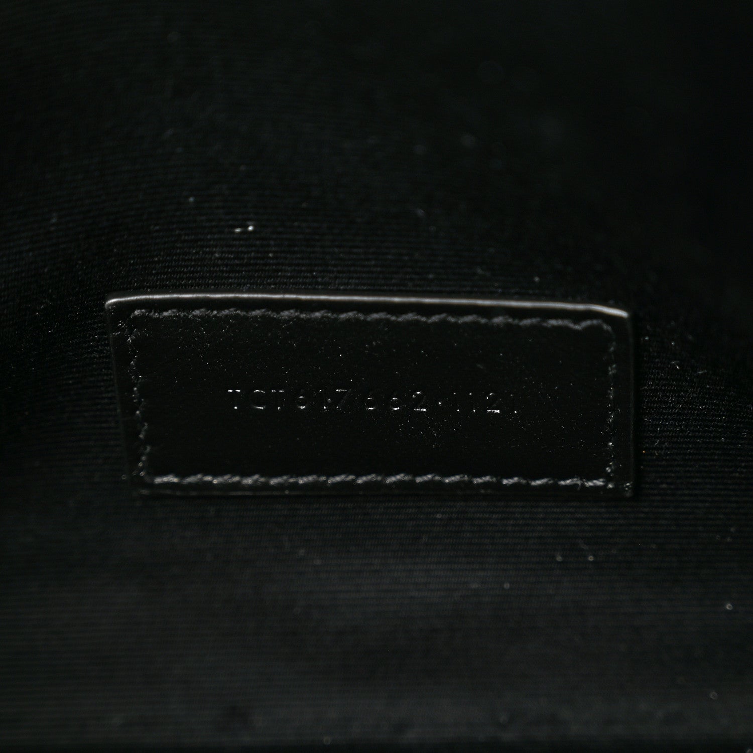 Saint Laurent Grain De Poudre Matelasse Chevron Monogram Envelope Clutch Black 8 of 8