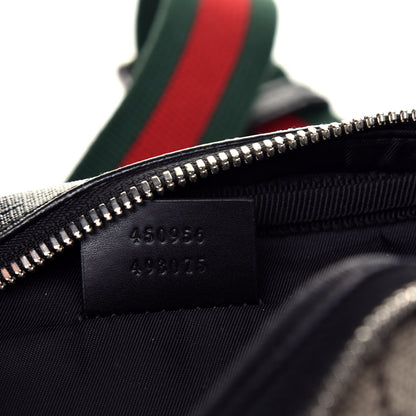 Gucci GG Supreme Monogram Web Belt Bag Black 8 of 10