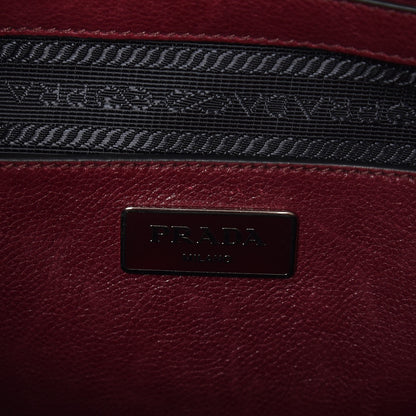 Prada Glace Calf Twin Pocket Tote Fuxia 7 of 22