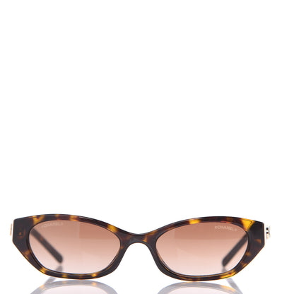 Chanel Rectangle Sunglasses A71280 Dark Tortoise Brown 3 of 7