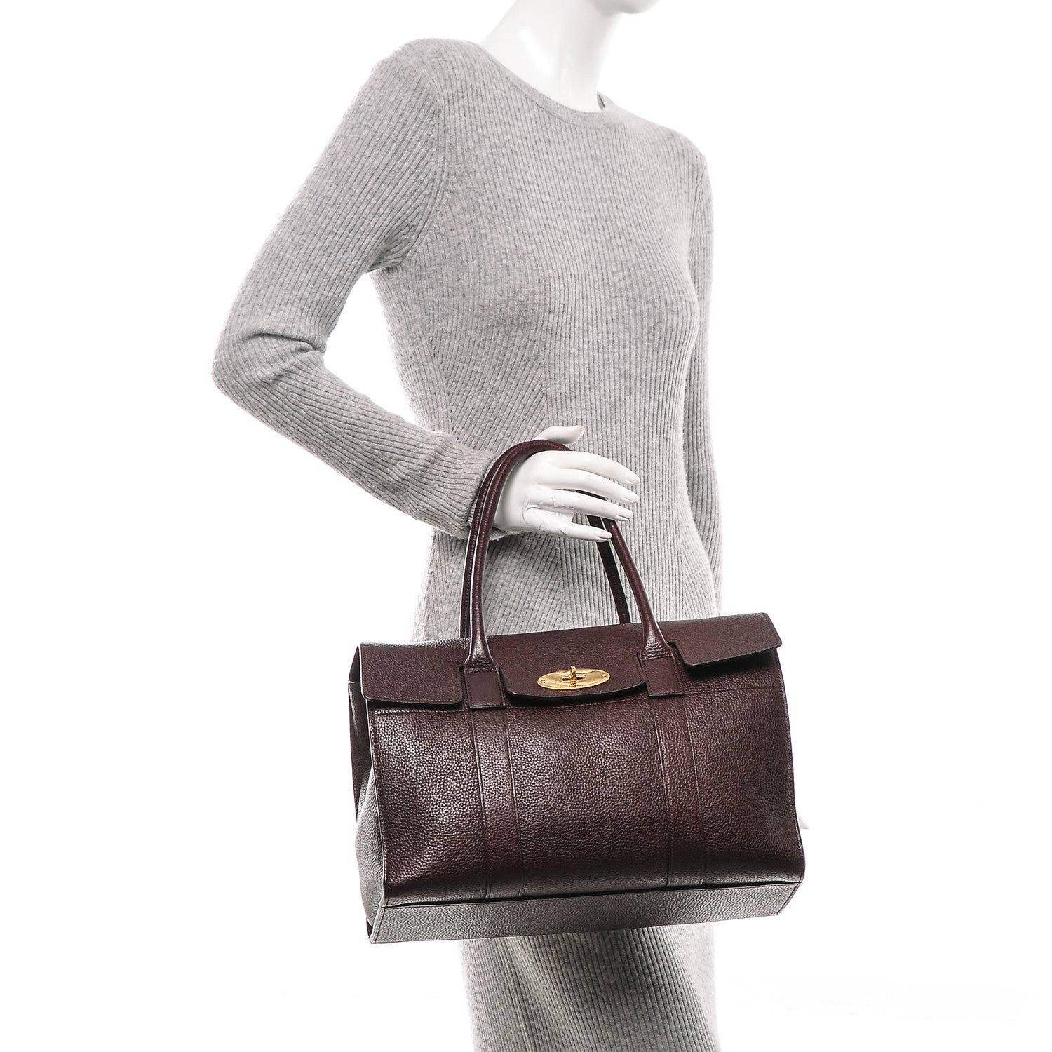 Mulberry Natural Grain Leather Bayswater Oxblood 2 of 7