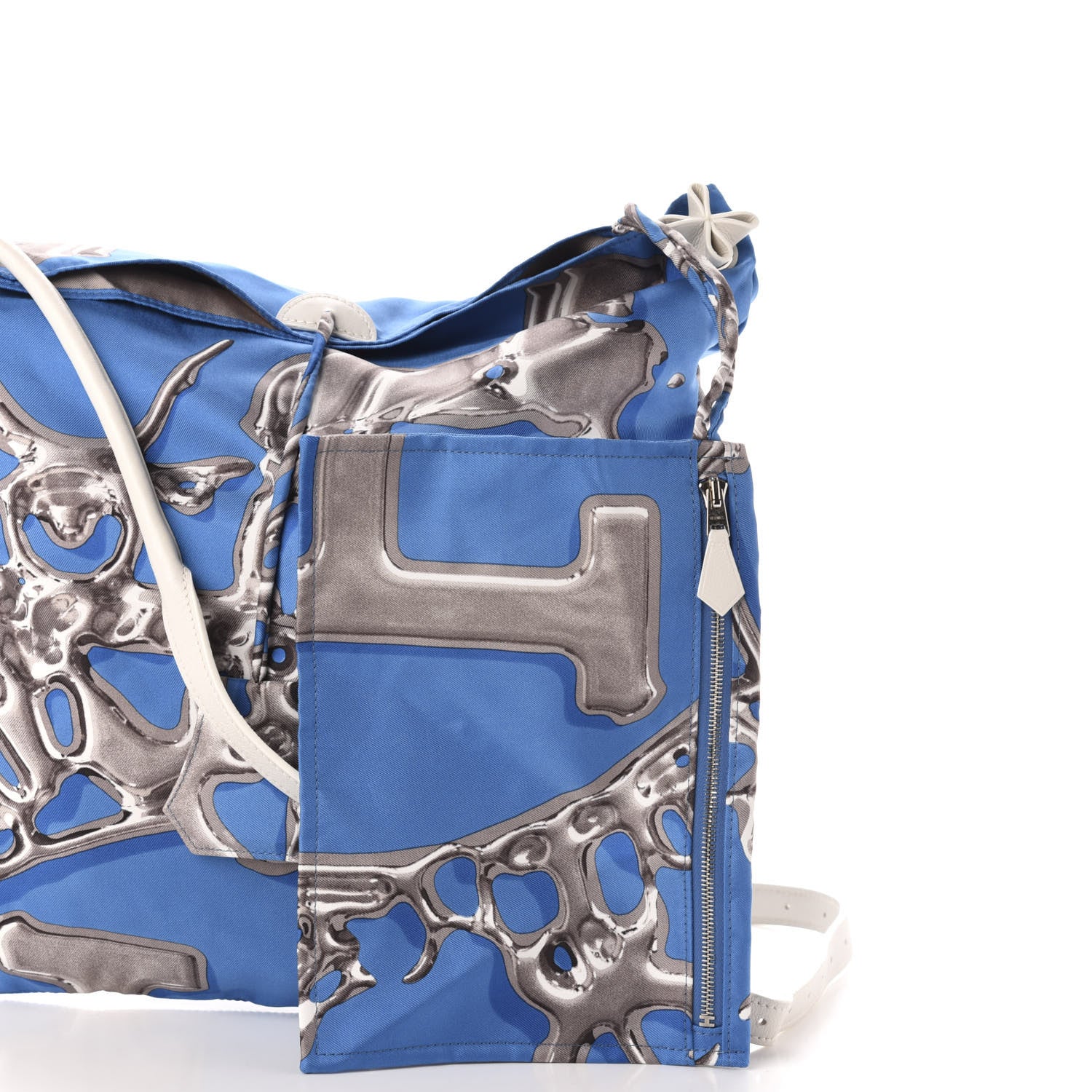 Hermes Silk Vif Argent SilkyCity Bag 10 of 13