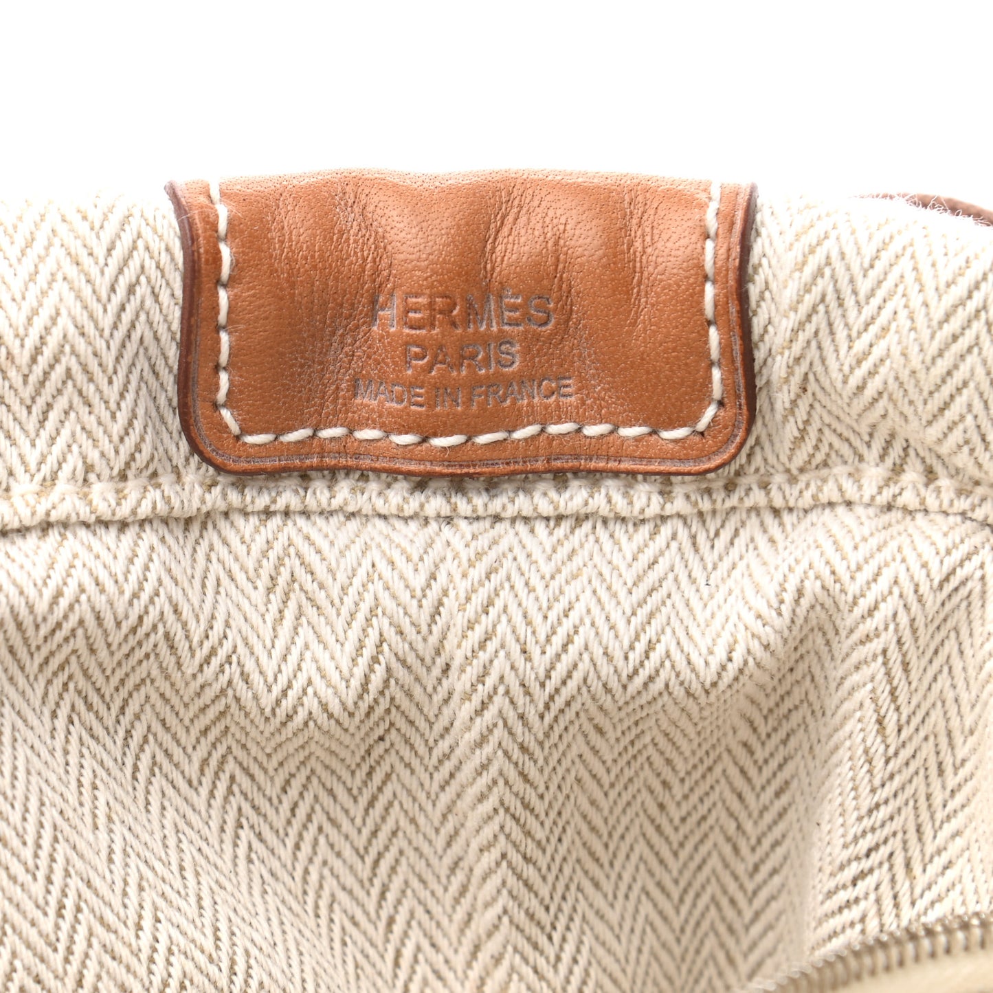 Canvas Barenia Fourbi 25 MM Pouch Naturel Fauve