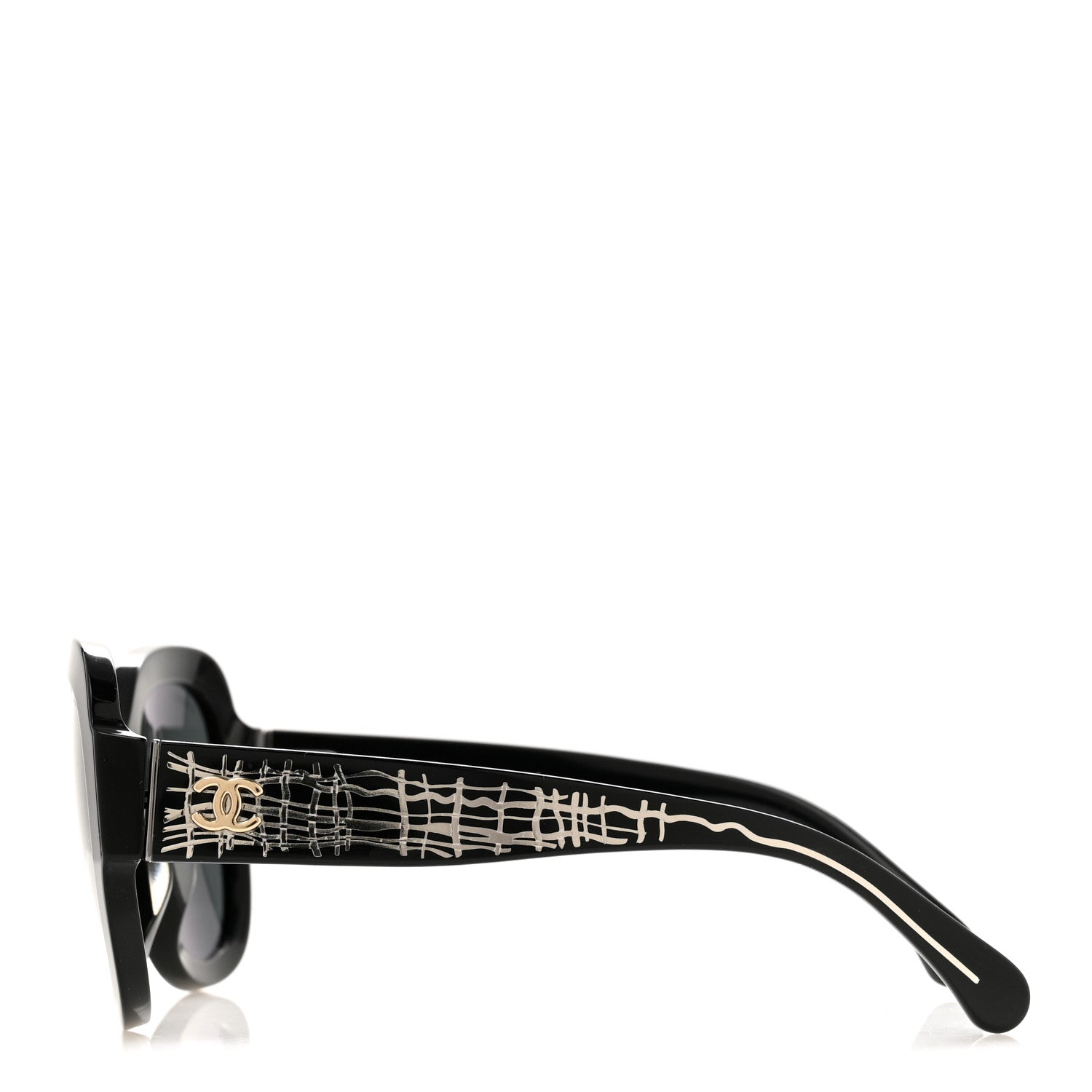 Chanel Acetate Pantos Sunglasses 5433-A Black 3 of 8
