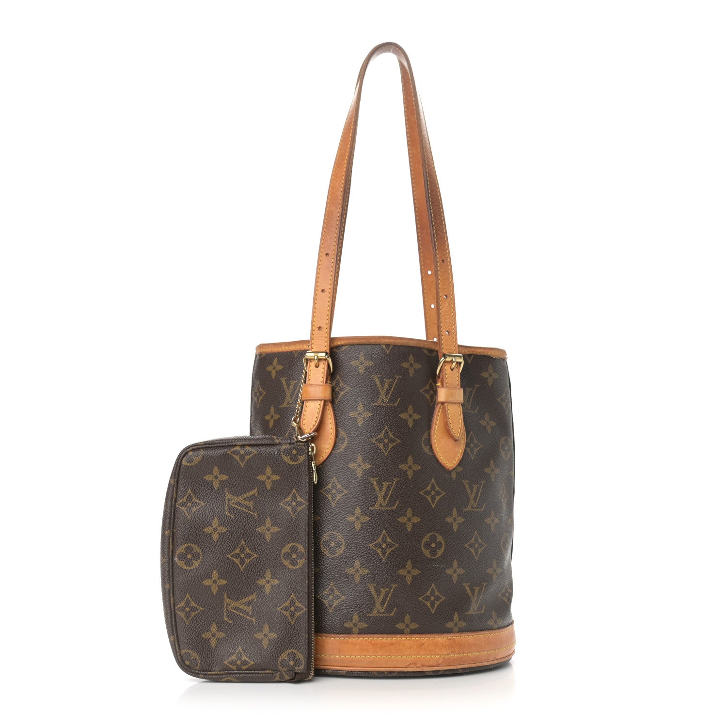 Louis Vuitton Monogram Petit Bucket 23 1 of 15
