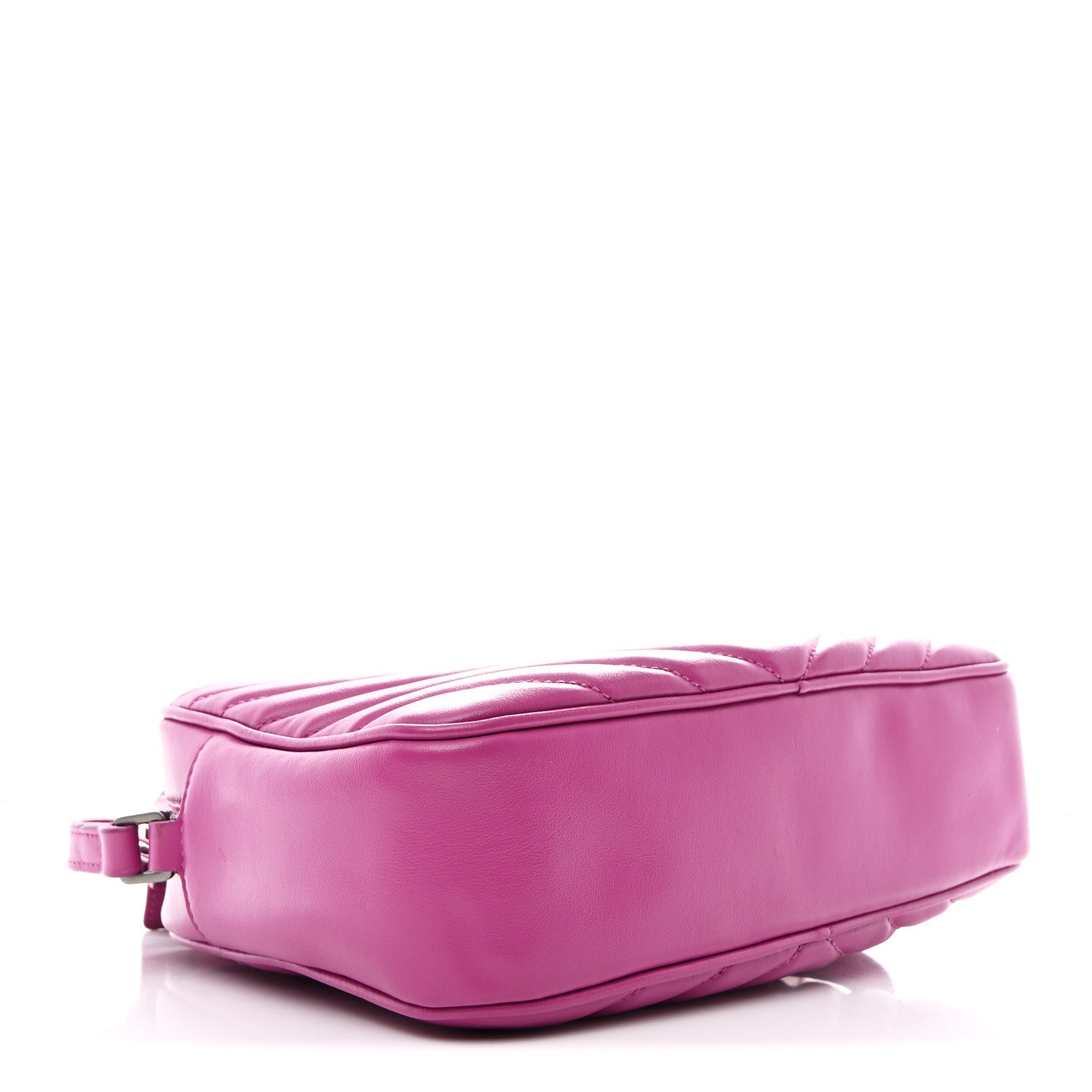 Saint Laurent Calfskin Matelasse Monogram Lou Camera Bag Electric Fuchsia 4 of 13
