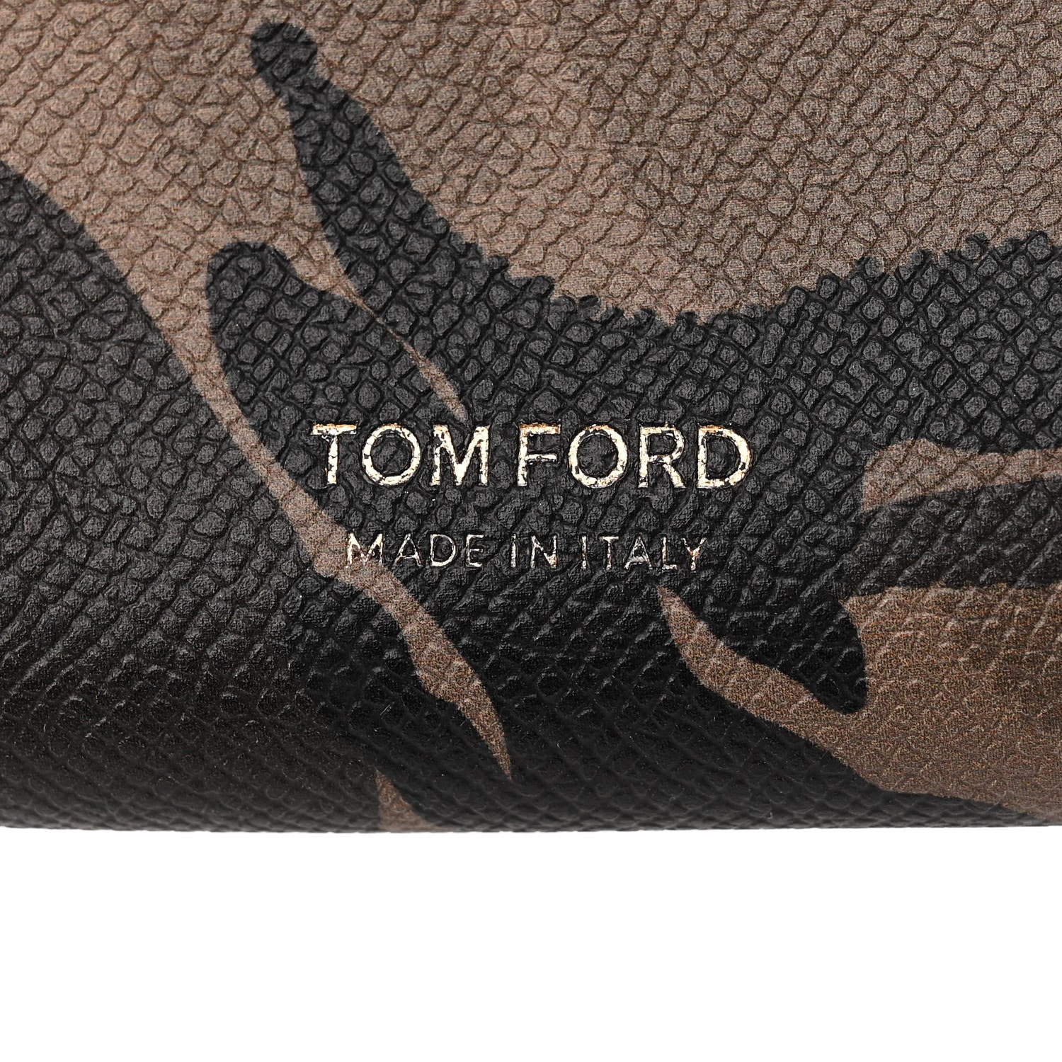 Tom Ford Grained Calfskin Camo Print Belt Bag Green 7 of 10