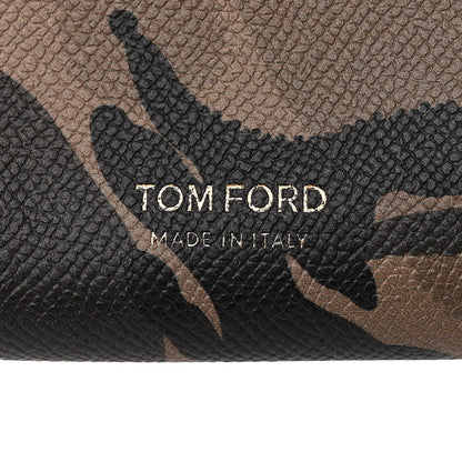 Tom Ford Grained Calfskin Camo Print Belt Bag Green 7 of 10