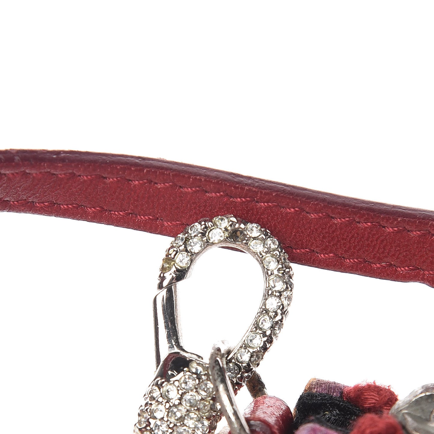 Canvas Le Victim Mini Saddle Pochette Red