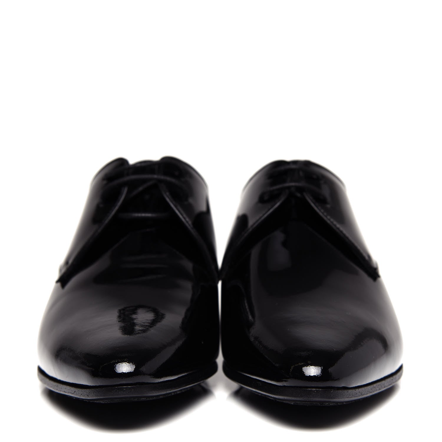 Saint Laurent Patent Calfskin Jonas Derby 36.5 Black 2 of 11