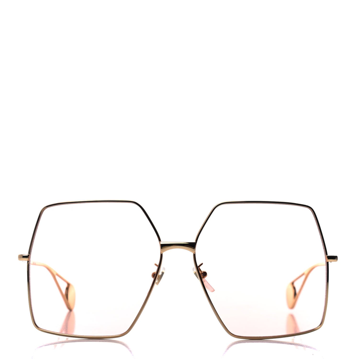 Gucci Square Frame GG0536S Sunglasses Gold 2 of 4