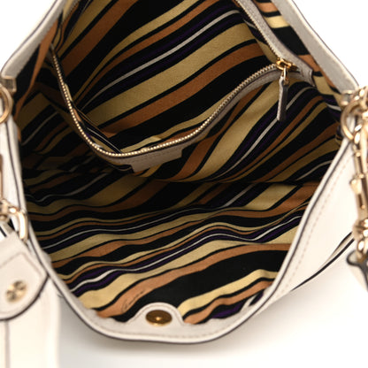 Gucci Calfskin Britt Medium Shoulder Bag White 6 of 20