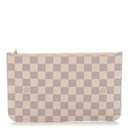 Louis Vuitton Damier Azur Neverfull MM GM Pochette 1 of 7