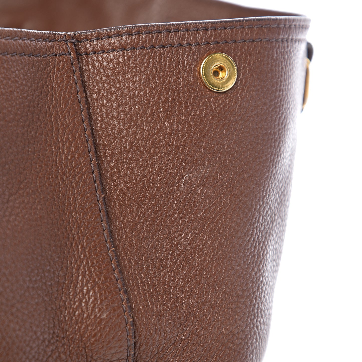 Vitello Daino Shoulder Bag Bruciato