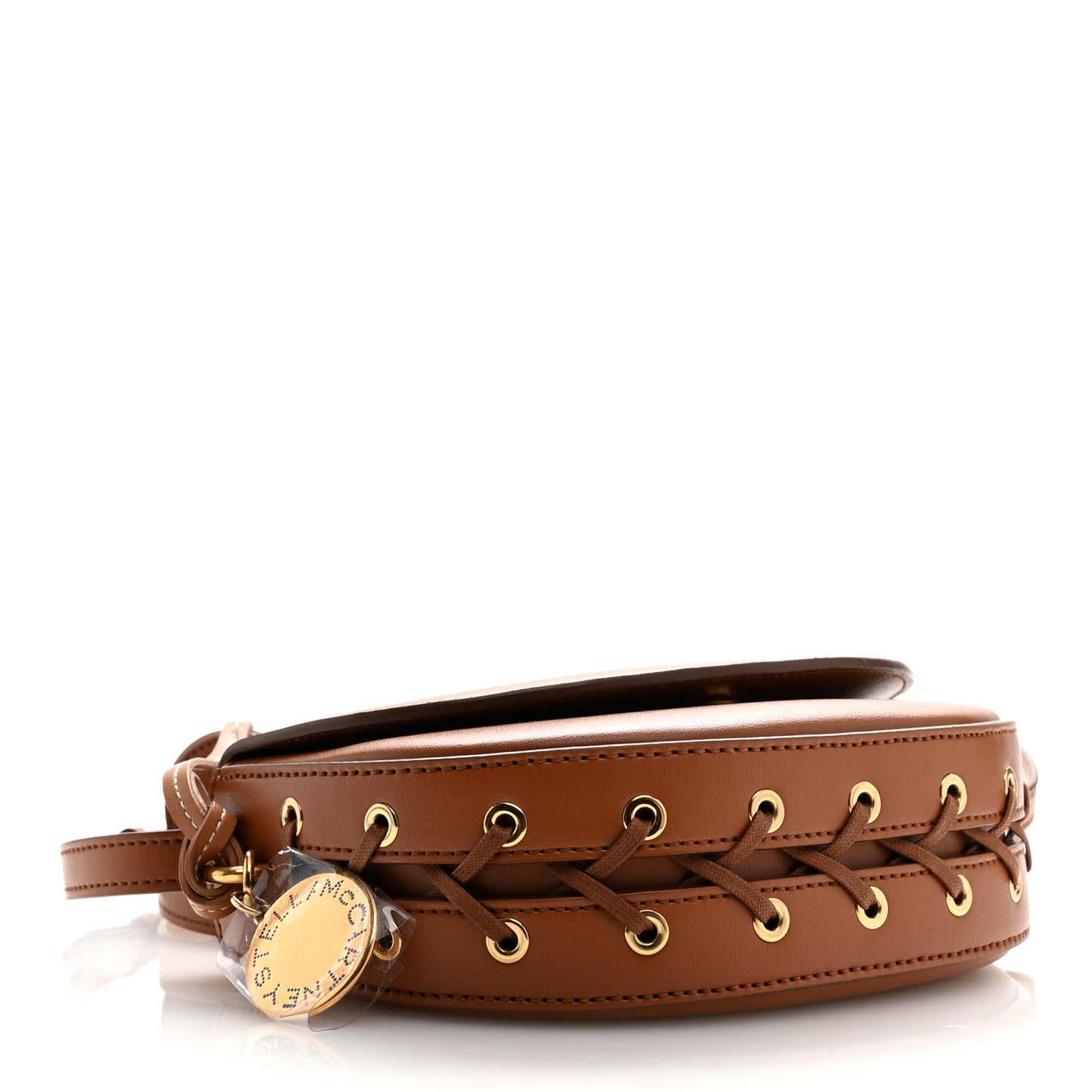 Uppeal Small Frayme Whipstitch Shoulder Bag Tan Brown