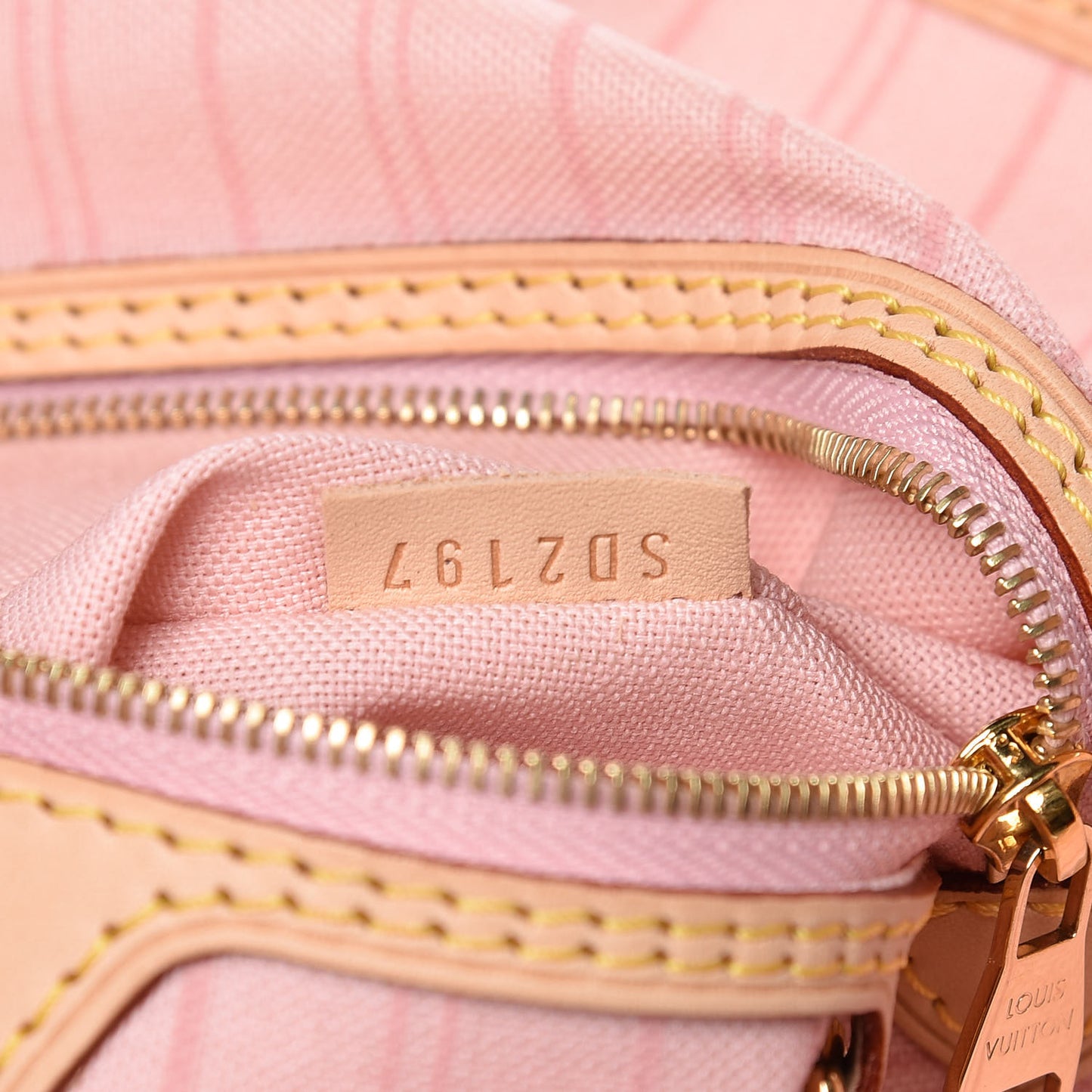 Damier Azur Delightful MM Rose Ballerine