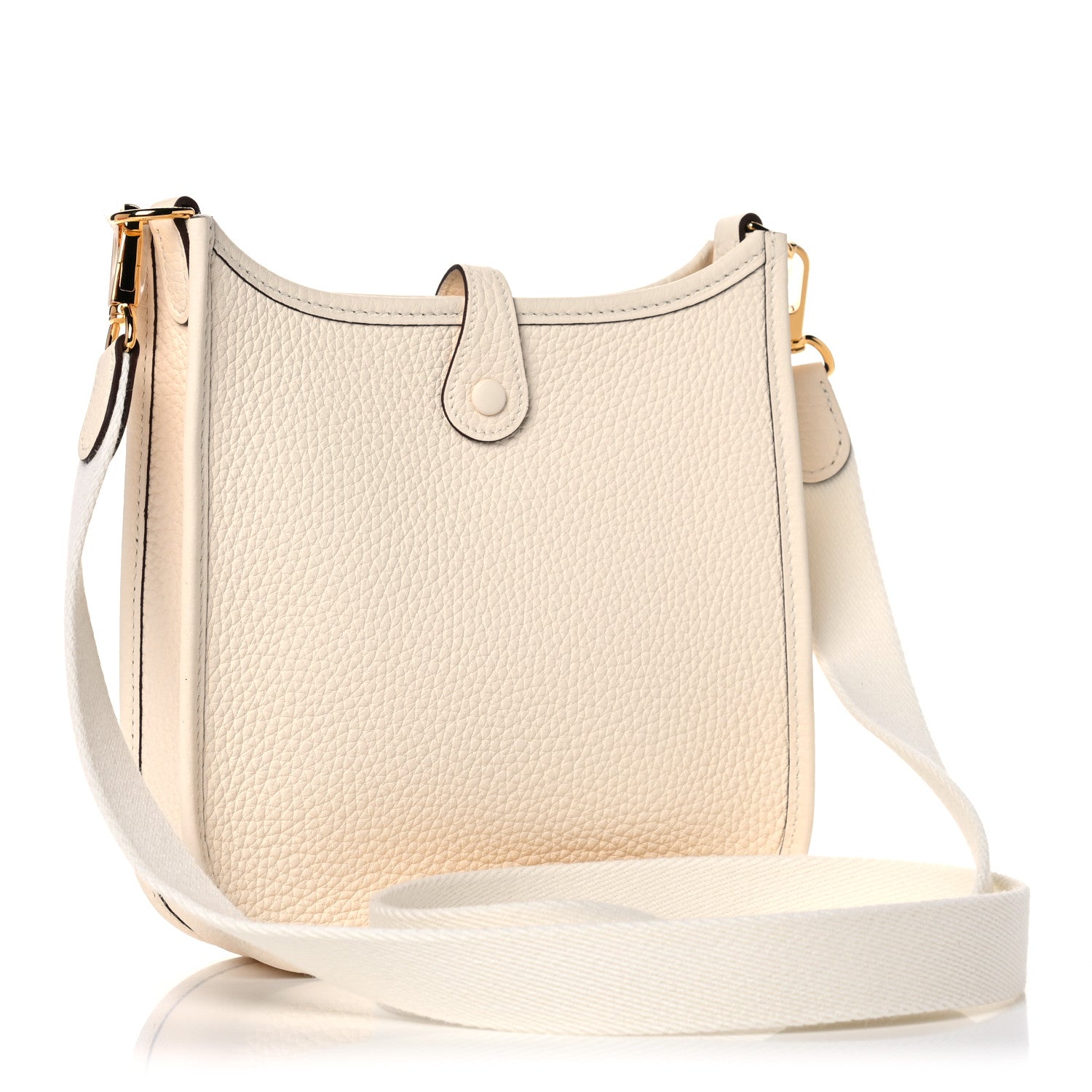 Hermes Taurillon Clemence Amazone Evelyne TPM Nata Craie 3 of 11