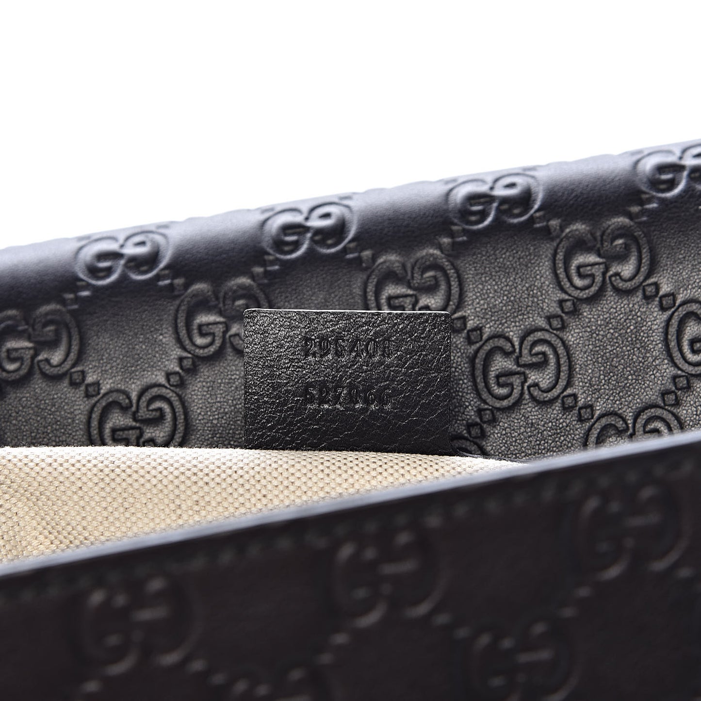 Guccissima Large Emily Chain Shoulder Bag Black