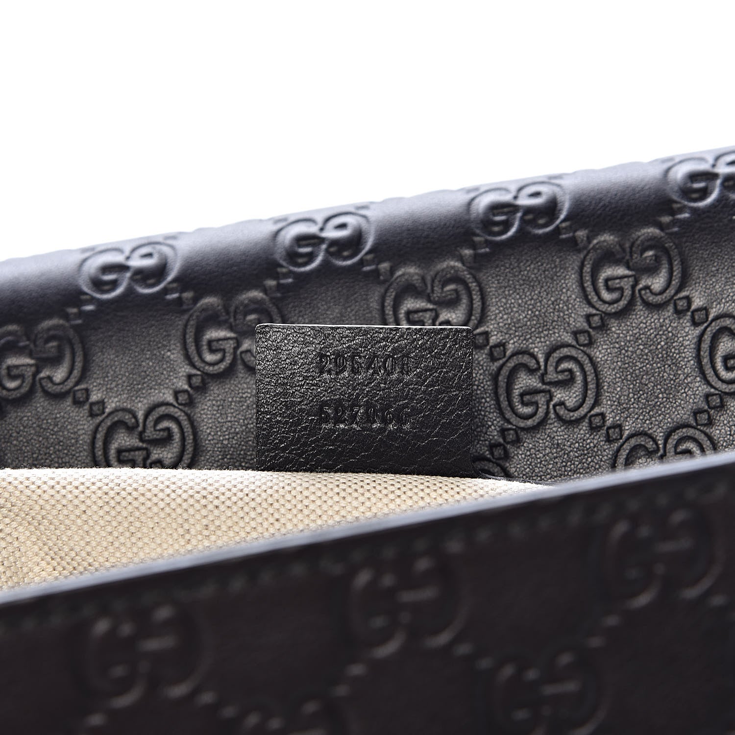 Gucci Guccissima Large Emily Chain Shoulder Bag Black 7 of 14