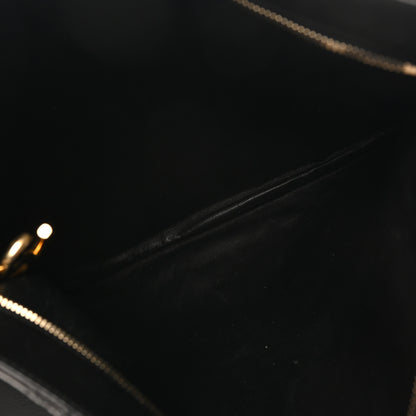 Chanel Calfskin Stitched Thin City Clutch Black 5 of 10