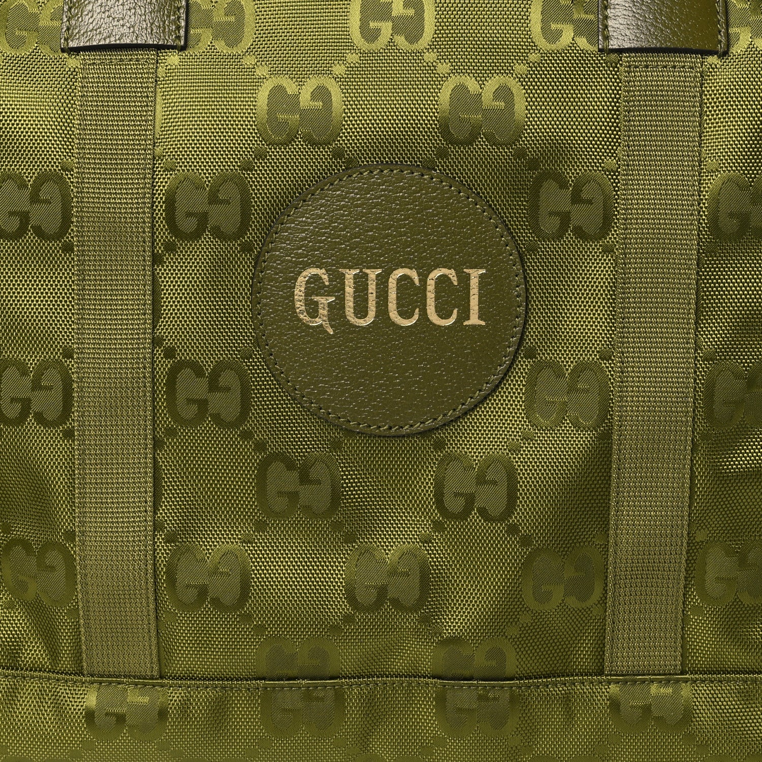 Gucci Econyl Nylon Monogram Off The Grid Duffle Bag Juniper Green 8 of 10