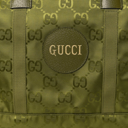 Gucci Econyl Nylon Monogram Off The Grid Duffle Bag Juniper Green 8 of 10
