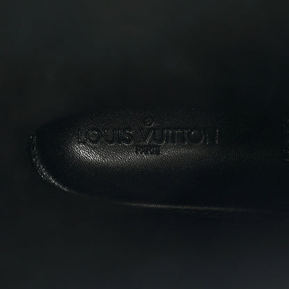 Louis Vuitton Rubber Embossed Monogram Splash Rain Boots 40 Black 6 of 7