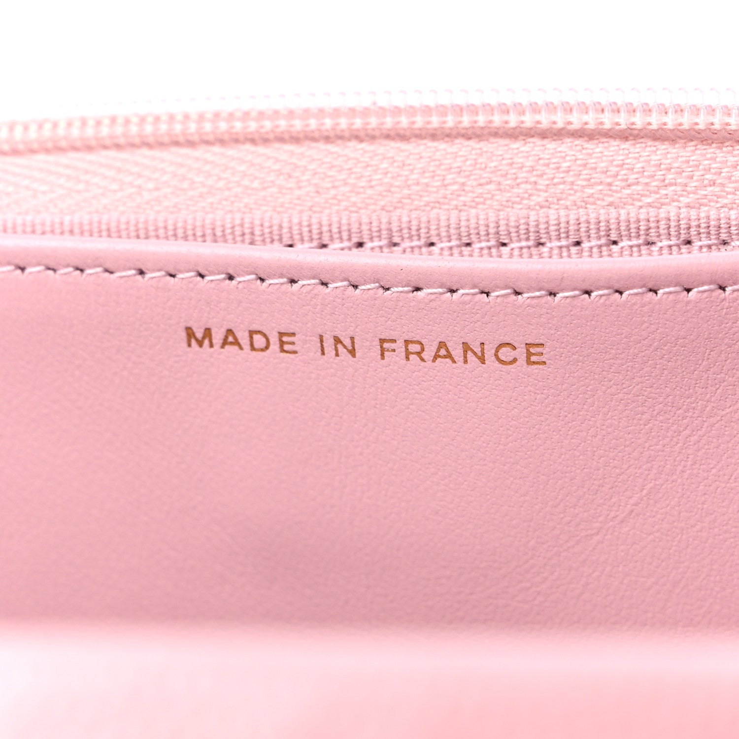 Chanel Caviar Quilted Wallet on Chain WOC Light Pink 7 of 11