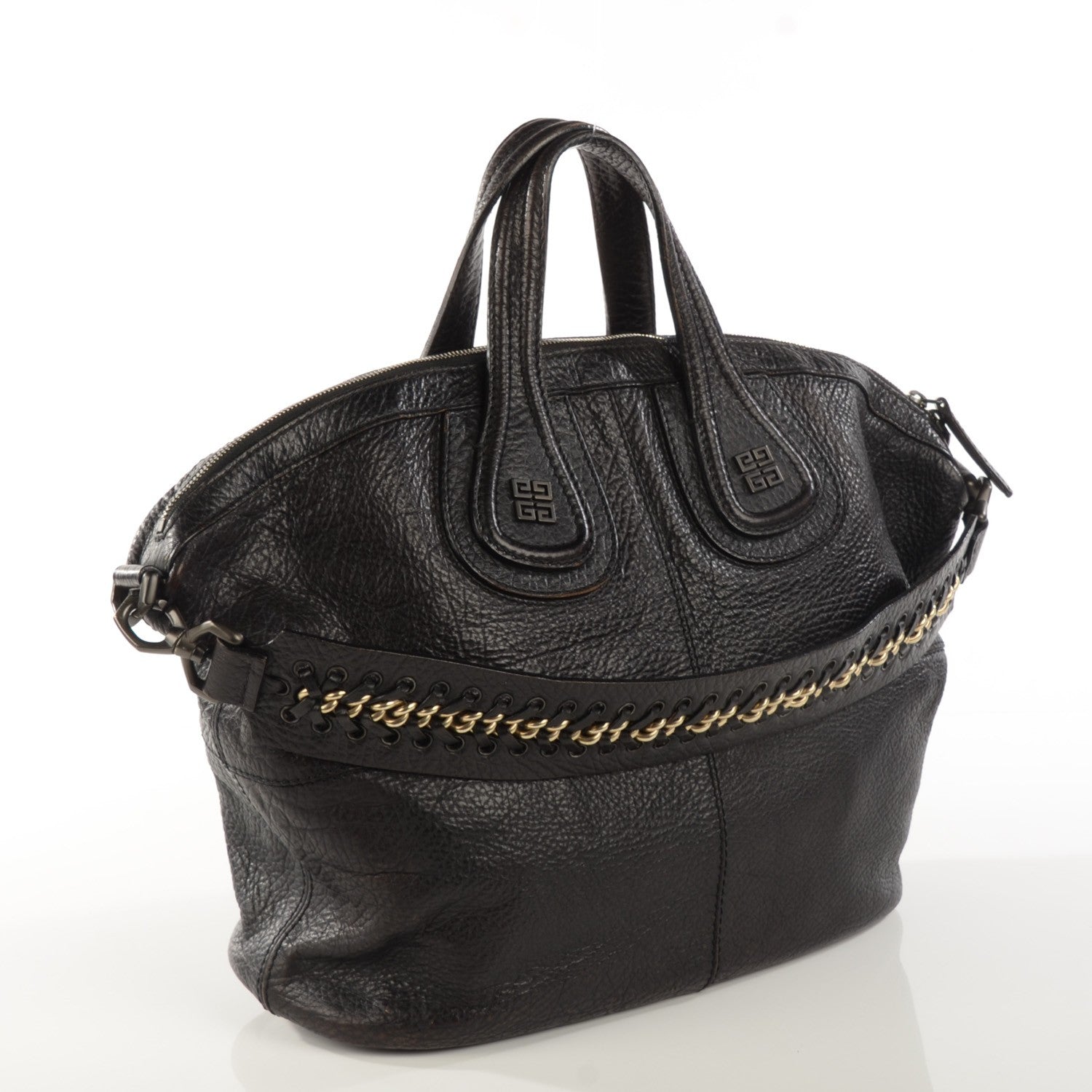 Givenchy Pebbled Calfskin Medium Corset Chain Nightingale Black 3 of 14
