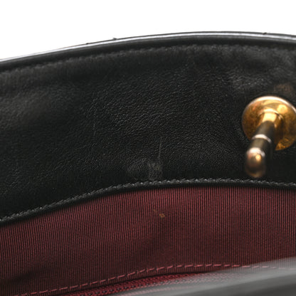 Chanel Calfskin Stitched Large Button Up Hobo Black 8 of 11